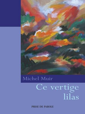 cover image of Ce vertige lilas